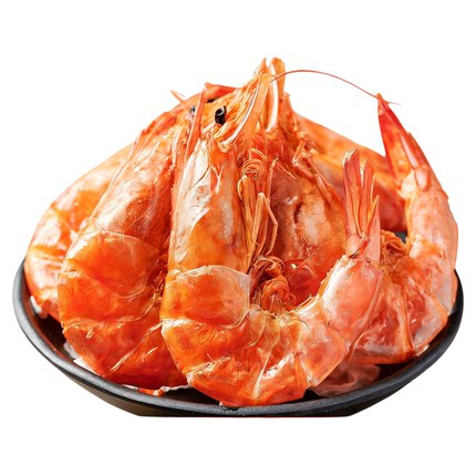 潮汕虾干 零食烤虾干即食特大号对虾干 干货干虾脆虾食品孕妇零食