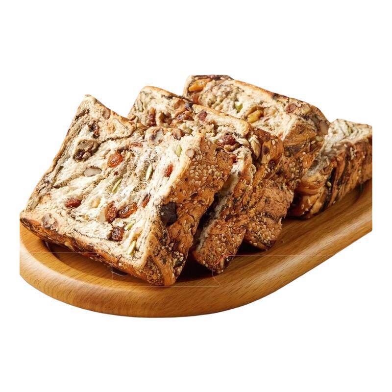 全麦坚果厚切吐司面包整箱批发手撕面包营养早餐代餐饱腹休闲零食