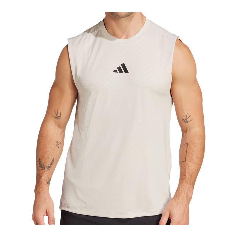 adidas阿迪达斯男子POWER 3S TANK运动休闲无袖T恤JM3188