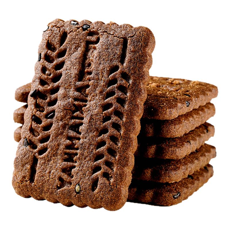 无蔗糖粗粮饼干全麦五谷杂粮九黑藜麦谷物饼干零食减低肥脂早餐饼