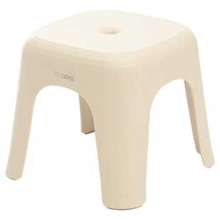 凳 禧天龙塑料凳子家用客厅加厚结实耐用矮凳简约防滑椅子换鞋