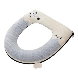 加厚马桶坐垫2025年套坐便套秋冬拉链新款 坐垫网红马桶垫马桶