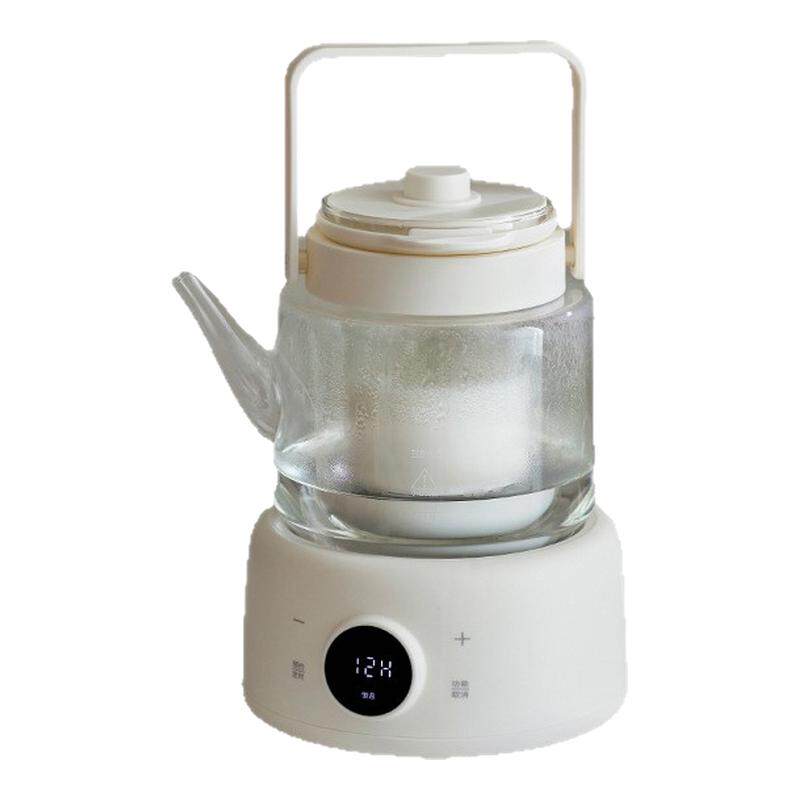 olayks立时清灵全玻璃养生壶纯玻璃家用办公室小型煮茶器烧水壶