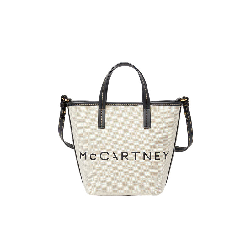 [新年礼物]Stella McCartney秋季奶油褐色帆布斜挎托特包,箱包皮具/热销女包/男包,通用款女包,淘宝优惠券,粉丝福利购,淘宝优惠卷