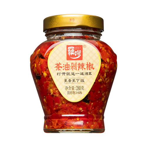 湖南正宗茶油剁辣椒即食辣椒酱