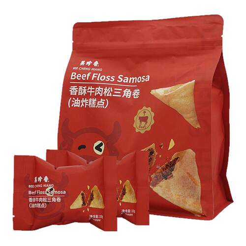 美珍香香酥牛肉松三角卷150g
