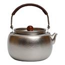 纯钛烧水壶素雅提梁壶便携户外茶壶2025新款 家用养生壶茶具套装