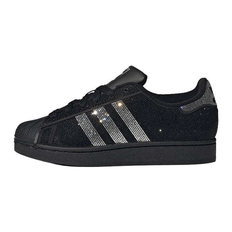 Adidas阿迪达斯贝壳头黑色男女同款新款低帮经典贝壳鞋板鞋IH4200