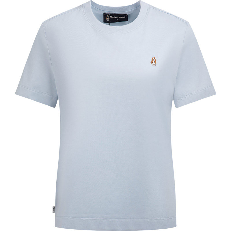 【轻奢云感】暇步士女装2026夏季棉感透气经典基础百搭短袖T恤女