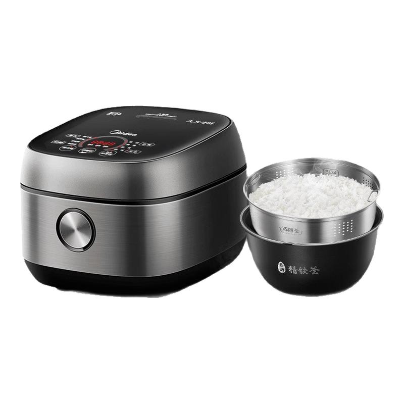 美的电饭煲4L大容量低升糖电饭锅家用智能IH多功能轻食养生煮饭锅