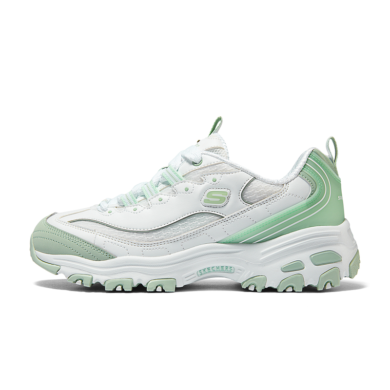 斯凯奇官方outlets橡胶底高回弹棉女款休闲运动鞋舒适百搭