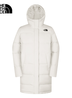 TheNorthFace北面女中长款羽绒服保暖鹅绒户外防风25秋冬外套8ED8