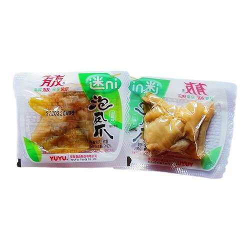 有友泡椒鸡爪山椒味凤爪独立包装