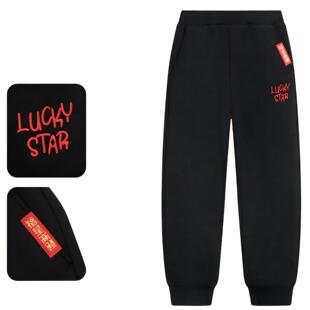 儿童青少年透气休闲童装 李宁26年马年男大童女大童春秋款 束脚卫裤