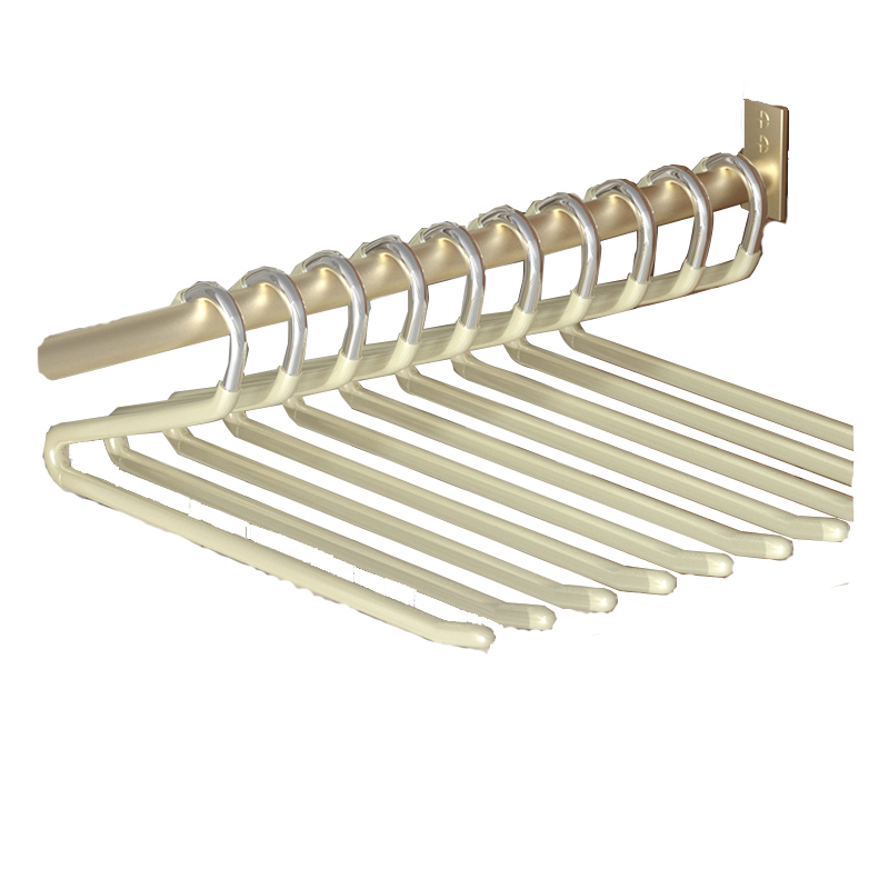 博卡鹅型裤架家用挂裤子专用防滑衣架无痕裤夹多功能挂衣收纳神器