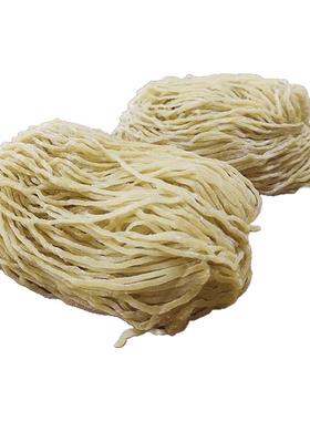 竹升面湿面厚皮橙同款正宗广东港式云吞面碱面面条新鲜细拌面早餐