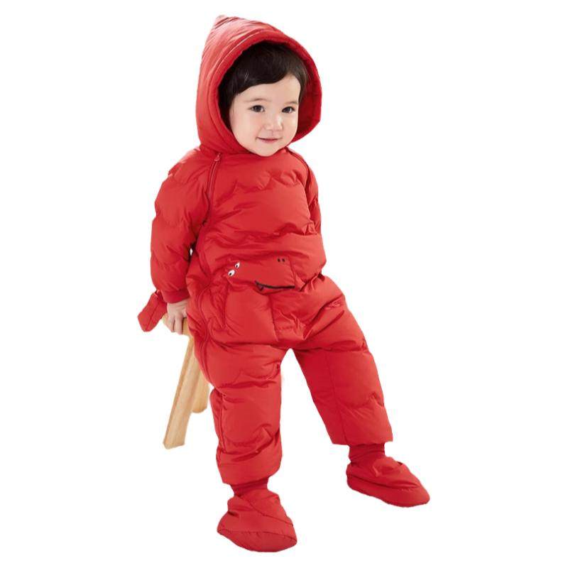 巴拉巴拉婴儿连体衣羽绒服