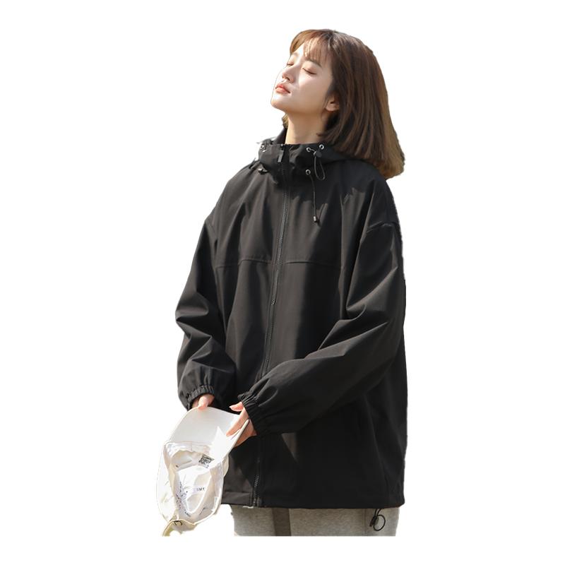 雪中飞外套女25新款秋季连帽防泼水工装夹克女士户外露营登山服PC