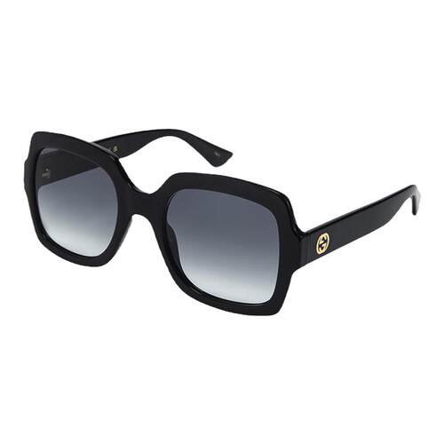 Gucci女性矩形树脂太阳镜