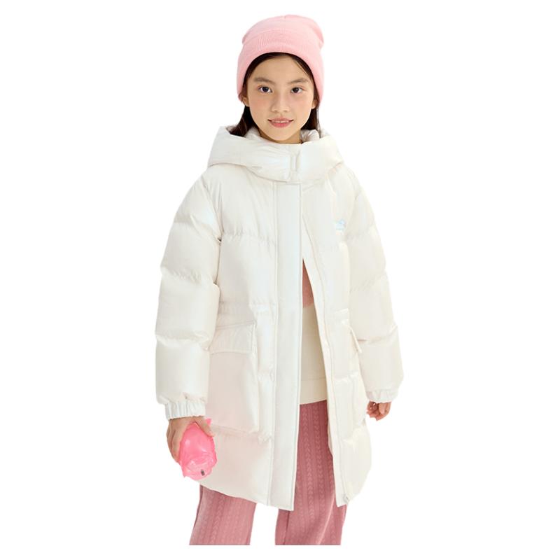 巴拉巴拉儿童长款羽绒服加厚外套
