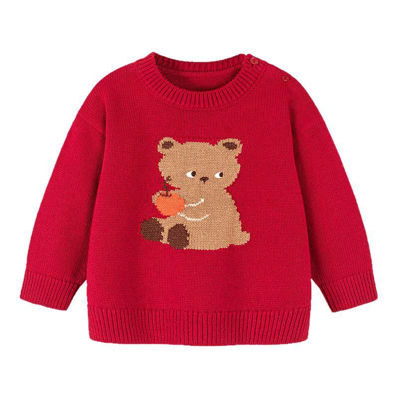 迷你巴拉巴拉女童毛衣2025秋冬新款宝宝柔软亲肤洋气提花针织毛衫,童装/婴儿装/亲子装,毛衣/针织衫,淘宝优惠券,粉丝福利购,淘宝优惠卷