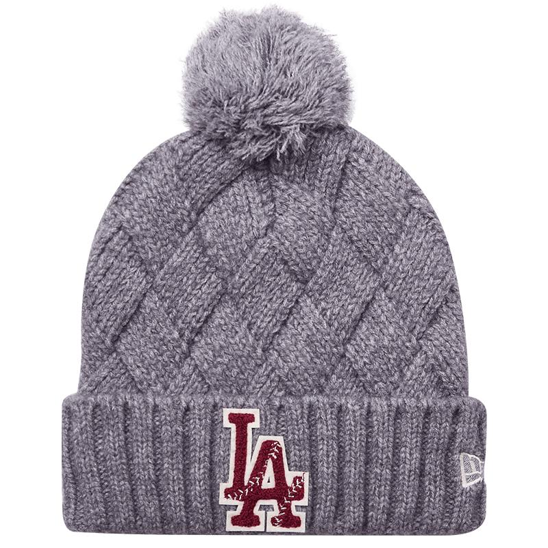 NewEra纽亦华学院风刺绣毛线帽