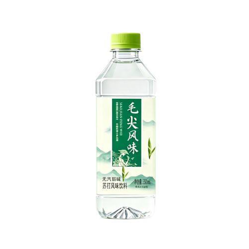 苏打水毛尖风味350ml*24瓶0糖0脂弱碱无气苏打饮料解渴包邮饮品