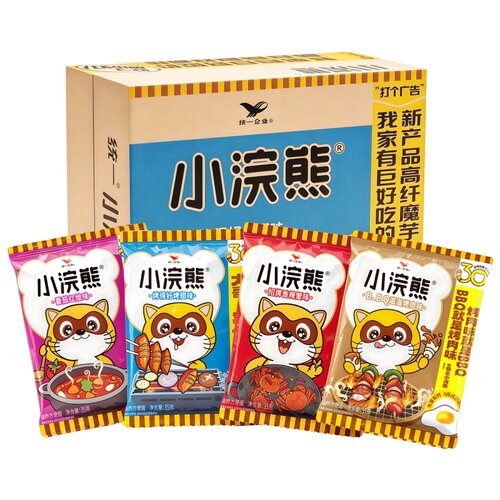 统一小浣熊干脆面30g*30包整箱