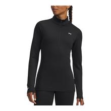 UA安德玛秋冬BASE女子休闲运动跑步健身半拉链长袖T恤6004064-002