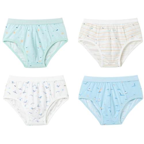 100棉全棉四角裤儿童内裤