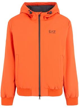 Armani/阿玛尼EA7 男士加绒保暖经典连帽夹克外套 8NPB21 PNFZZ