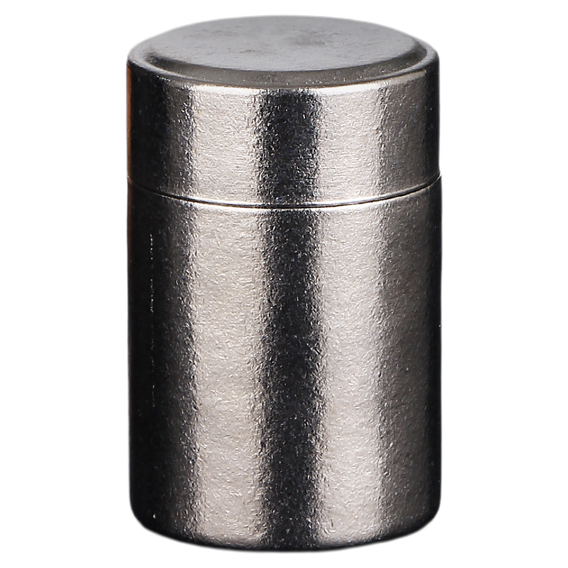 纯钛茶叶罐密封茶叶盒随身出差便携式户外露营简约储物罐储存茶罐
