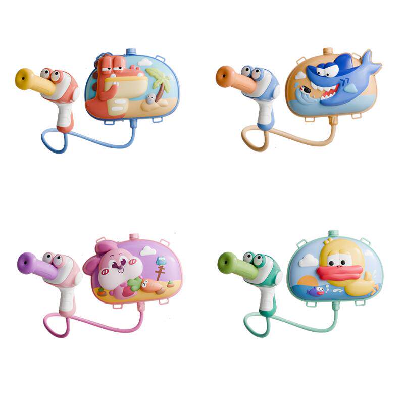 百乐森背包水枪儿童玩具大容量抽拉式滋水枪男女孩打水仗户外玩具