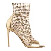 GALAXIA金色水钻网面高跟鞋 CAOVILLA 折扣倒计时 RENE