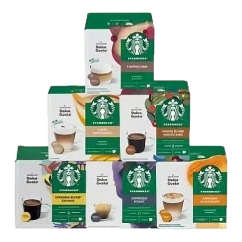 进口星巴克Starbucks胶囊咖啡/dolcegusto多趣酷思拿铁美式黑咖啡