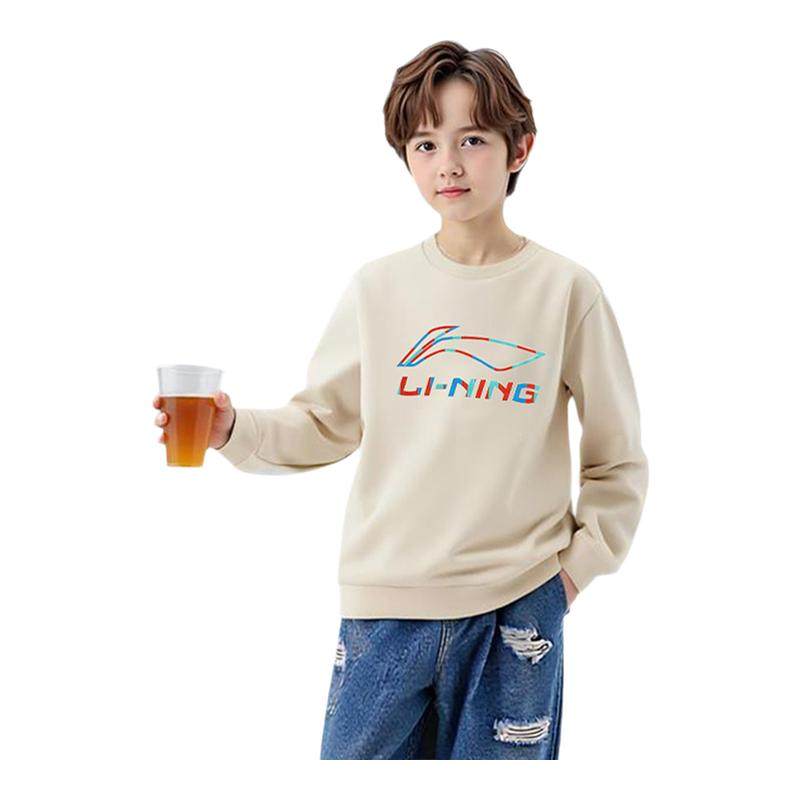 李宁男童卫衣官方旗舰正品学生保暖无帽套头休闲舒适加绒童装上衣,童装/婴儿装/亲子装,卫衣/绒衫,淘宝优惠券,粉丝福利购,淘宝优惠卷