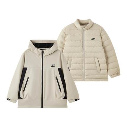 【三防】New Balance nb童装儿童男女外套羽绒服套装ND7PF4E073