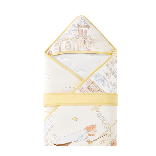 全棉时代新生婴儿包被纯棉a类出生必备秋冬产房包单