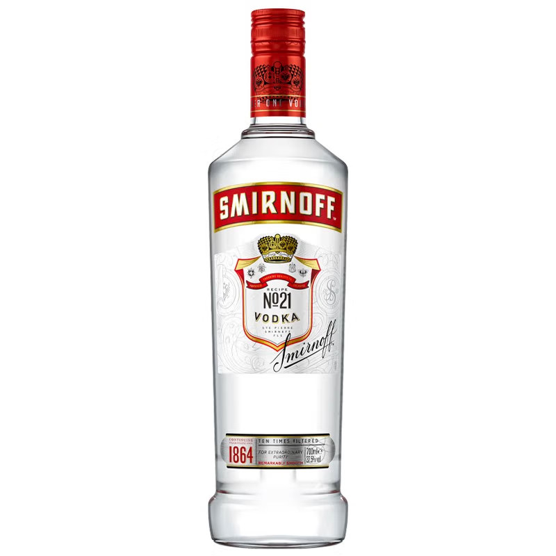 【国行】斯米诺伏特加 smirnoff 红牌伏特加 皇冠 进口洋酒鸡尾酒
