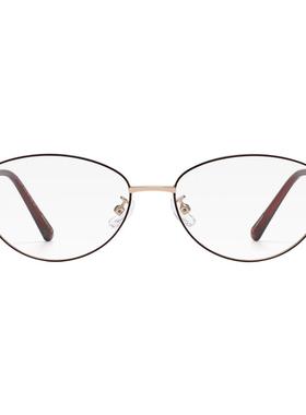 FENCH超轻金属圆框眼镜女防蓝光近视镜架高级感素颜神器显脸小