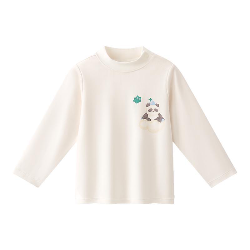 babycare儿童纯棉T恤宝宝发热上衣发男童衣服女童长袖打底衫秋冬