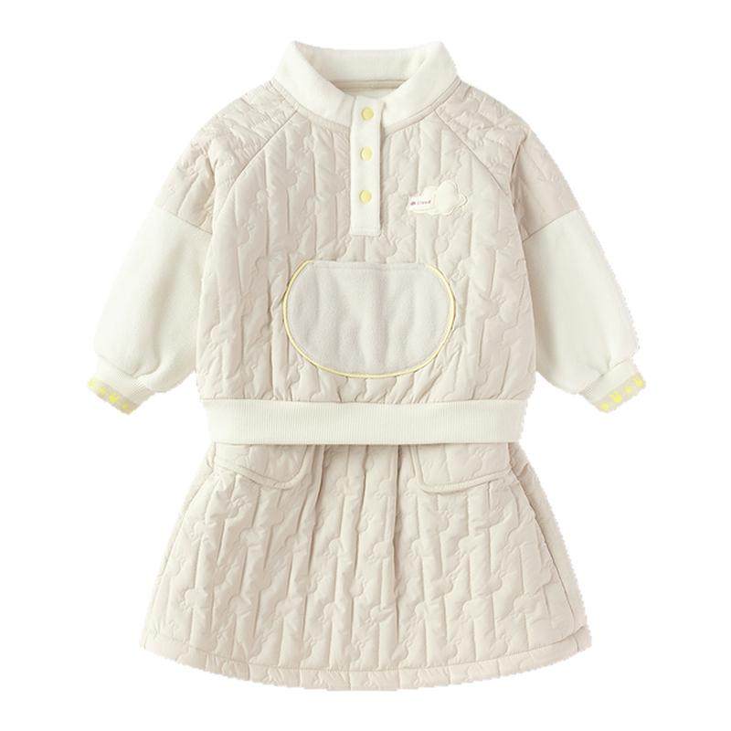 【商场同款】巴拉巴拉女童套装儿童夹棉两件套2025新款秋冬装拼色,童装/婴儿装/亲子装,套装,淘宝优惠券,粉丝福利购,淘宝优惠卷