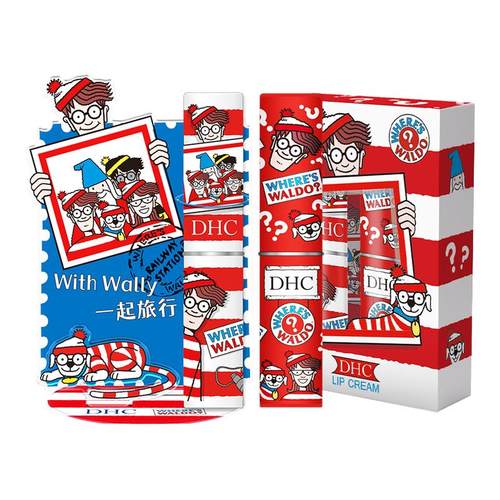 【百补】DHC橄榄护唇膏威利联名唇膏1.5g*2保湿滋润补水情侣正品