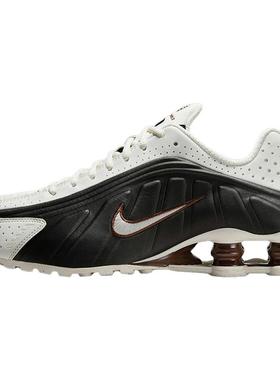 NIKE耐克女鞋SHOX R4运动鞋科技感回弹气柱缓震跑步鞋AR3565-104