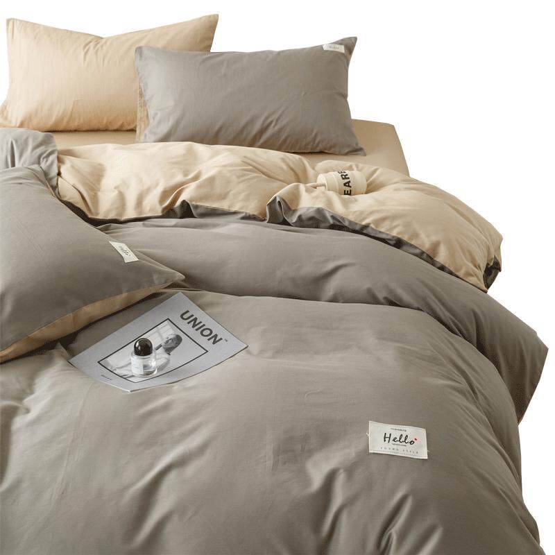 无印良品床上四件套全棉纯棉2026新款床单被套宿舍三件套床上用品