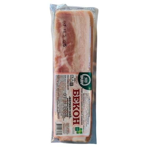 俄罗斯超市进口萨拉肉五花熏肉代购腌制烟熏风味培根肉即食400克