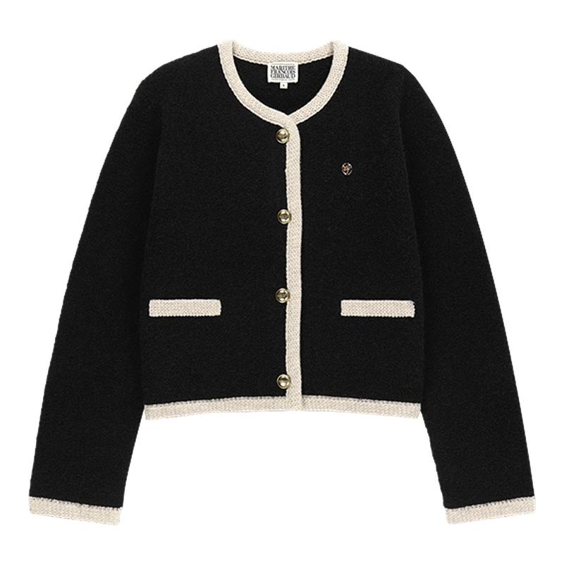 MARITHE女士毛绒针织开衫