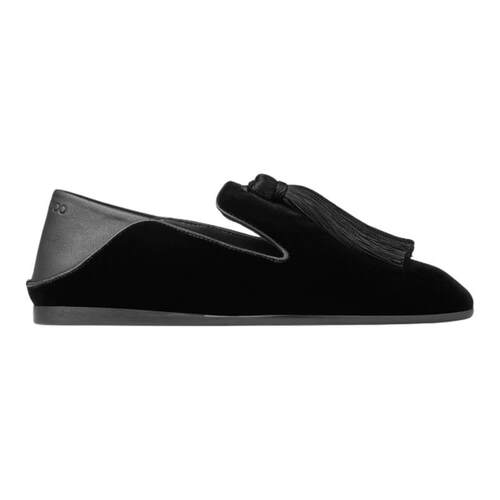 JIMMYCHOO/流苏饰两穿平底便鞋