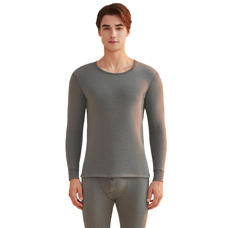 顶瓜瓜超柔彩棉拉绒男士女士保暖内衣加绒加厚情侣款A类防寒秋衣