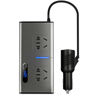 车载充电器12V24V转220V大功率逆变器汽车电源点烟器转换插座快充
